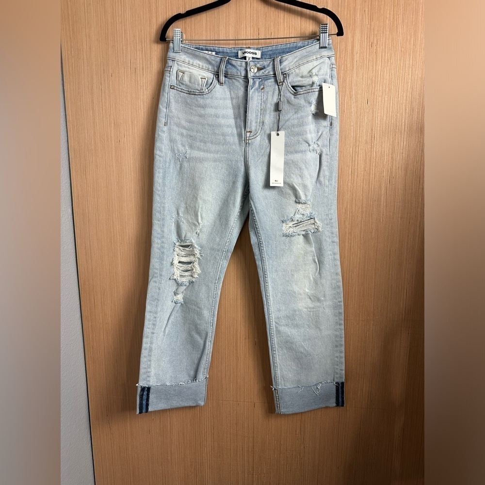 VIGOSS Stevie High Rise Crop Straight Jeans, Size 28 (v)